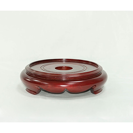 Đôn gỗ gụ chỉ trơn đế bát hương, kỷ tròn nước sơn PU bóng đẹp đường kính từ 5-15cm