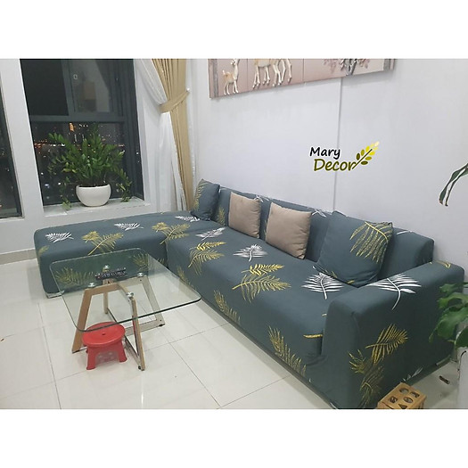 Vỏ bọc ghế sofa , tấm bọc sofa chữ L/ sofa góc co giãn họa tiết ấn tượng - đủ kích thước