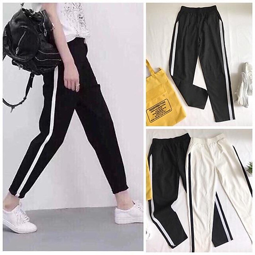 Quần kaki lưng thun 1 sọc