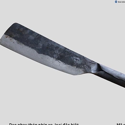Dao rựa chặt xương, chặt cây nhíp xe 100% cán sắt