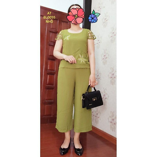 Bộ trung niên cho mẹ - thời trang big size