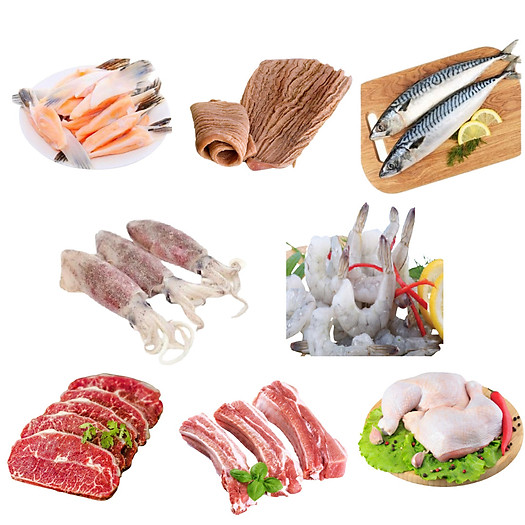 Combo 99 1kg Vay Ca Hồi 1kg Bao Tử Ca Ngừ 1kg Ca Saba