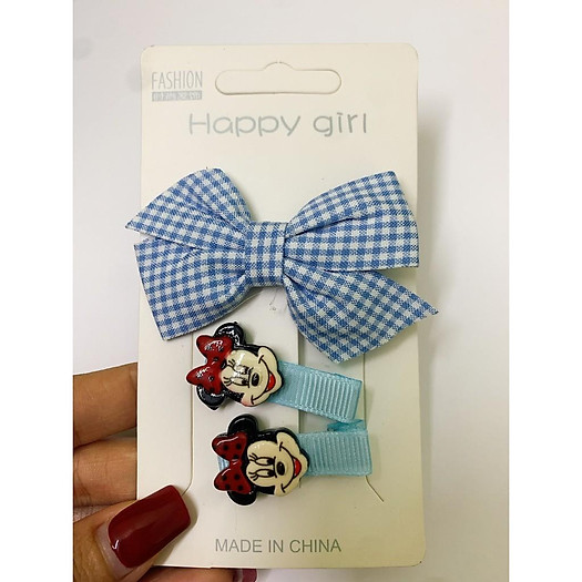 Set kẹp nơ xinh xắn cho bé gái