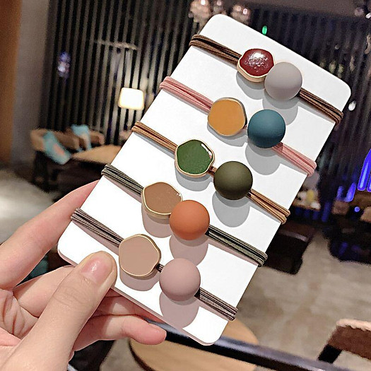 Dây buộc tóc nhỏ tươi mát Mori nữ tính, dải cao su phụ kiện tóc