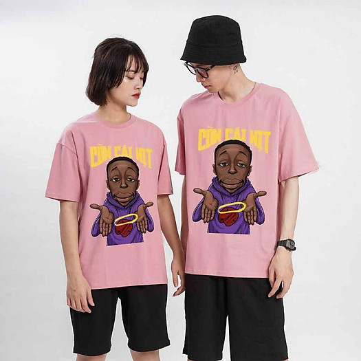 ÁO THUN COTTON FORM RỘNG "CÒN CÁI NỊT KHÔNG", nam/nữ