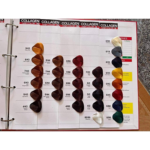 Sỉ Thuốc Nhuộm Tóc Hàn Đủ Các Màu (Không Kèm Oxy), Màu Khách Nhắn Tin Chọn Màu Theo Bảng