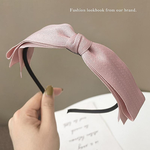 Băng đô cài tóc nơ vải nhỏ xinh xắn