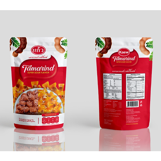 Kẹo Me Thái Lan Kaew Siêu Chua Mềm Dẻo Gói 120g