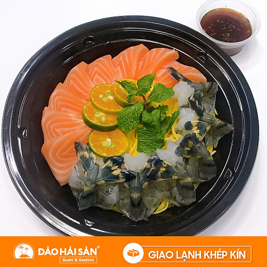 Cá Hồi & Tôm Sốt Wasabi