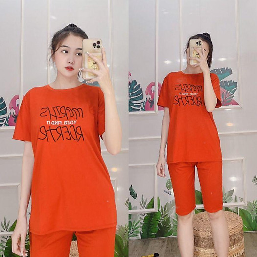 Đồ Bộ Nữ Thêu Đồ Bộ Thun Lửng Đồ Bộ Mặc Nhà Đẹp