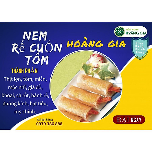 NEM RẾ CUỐN TÔM - MÓN NGON HẢO HẠNG ĐƯỢC CHẾ BIẾN TỪ BÍ QUYẾT GIA TRUYỀN