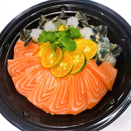 Cá Hồi & Tôm Sốt Wasabi