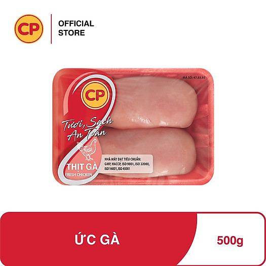 Ức gà philê CP 500gr