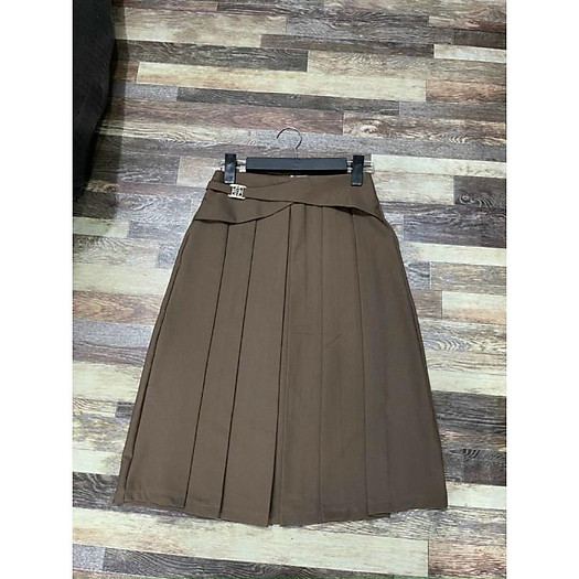 Chân váy công sở đẹp _ dáng xòe xếp ly