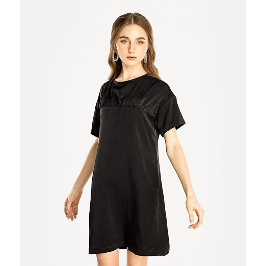 HNOSS Đầm suông rã đô nhún 80% Polyester 20% Coton SM1912076