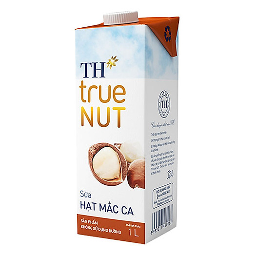 Thùng Sữa Hạt Mắc Ca TH True Nut (1L x 12 Hộp)