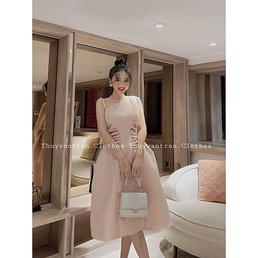 Váy tafta xoè công chúa màu hồng ( ảnh thật ) | Shopee Việt Nam