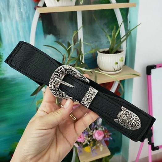 Thắt lưng bản 4cm. Mặt khoá phong cách