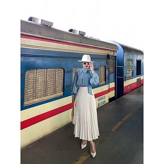 Chân váy xếp ly dài MALIO SKIRT by RUBIES