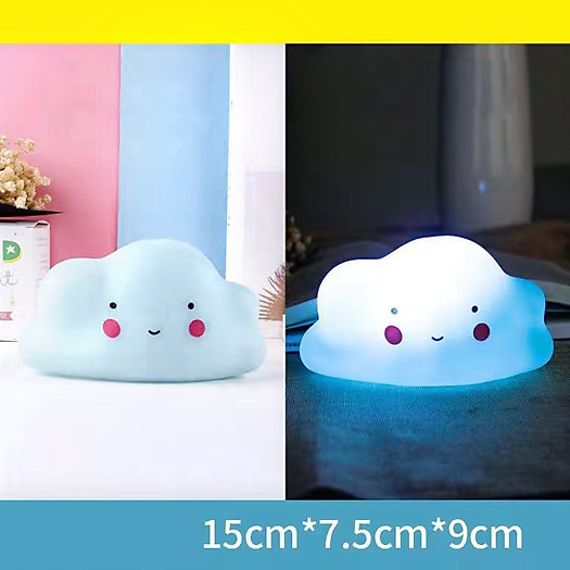 Đèn đồ chơi đèn Led cho bé - Đèn Led trang trí - Quà tặng sinh nhật, quà tặng lưu niệm siêu dễ thương hình mây trắng Cute - DP01