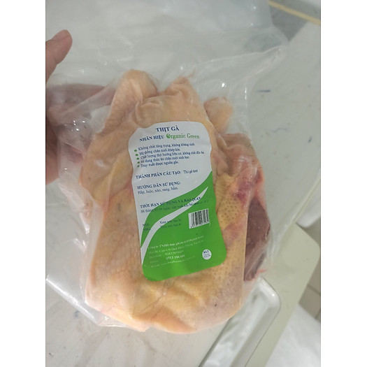 Thịt gà hữu cơ (gói 1 con)