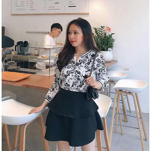 Chân Váy freesize 2 tầng có quần trong