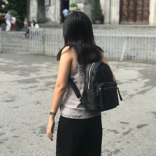 Balo dù đáp da size nhỏ