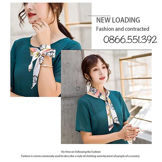 Khăn Lụa Thắt Nơ Cổ, Khăn Buộc Túi Xách, Khăn Buộc Cổ Áo Đa Năng