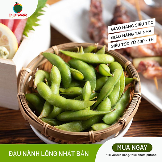 Đậu Nành Xanh Đông Lạnh Nhật Bản Edamame 500G