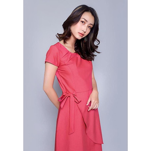 Đầm suông Eden D303 - Hồng