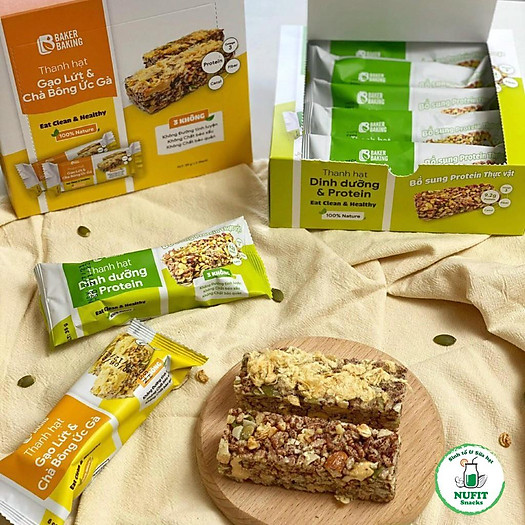 Thanh Hạt Gạo Lứt & Chà Bông Ức Gà