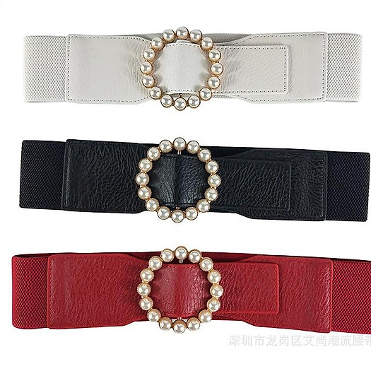 Dây đai nịt váy dạng mặt tròn