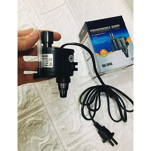 Máy bơm lọc nước hồ cá HQJ 500G công suất 350 lít Dành cho hồ cá cảnh mini