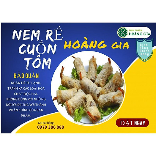 NEM RẾ CUỐN TÔM - MÓN NGON HẢO HẠNG ĐƯỢC CHẾ BIẾN TỪ BÍ QUYẾT GIA TRUYỀN