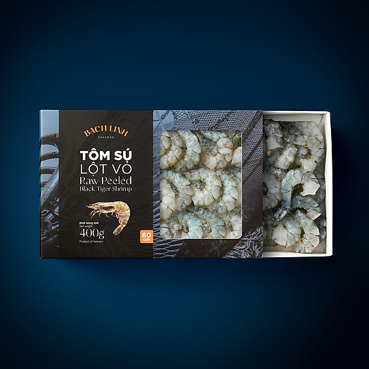 TÔM SÚ LỘT VỎ 400g/60 con