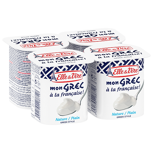 Sữa chua Elle&Vire lên men Hy Lạp vị Mật Ong 125g*4 hộp