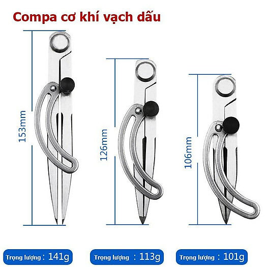 Compa cơ khí kỹ thuật vạch lấy dấu bằng ... - TienIchBep.com