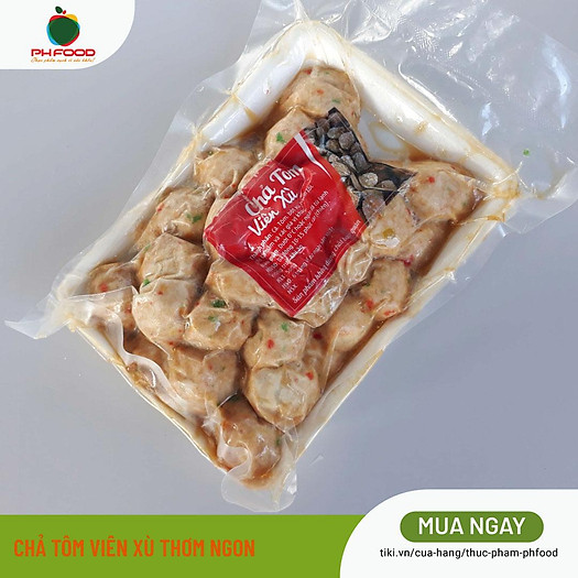 Chả Tôm Viên Chiên Xù - 1Kg 2 Khay - Hút Chân Không