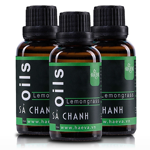Tinh dầu đuổi muỗi và khử mùi cưc mạnh Sả Chanh premium Haeva 30ml - Hàng nhập khẩu Ấn Độ