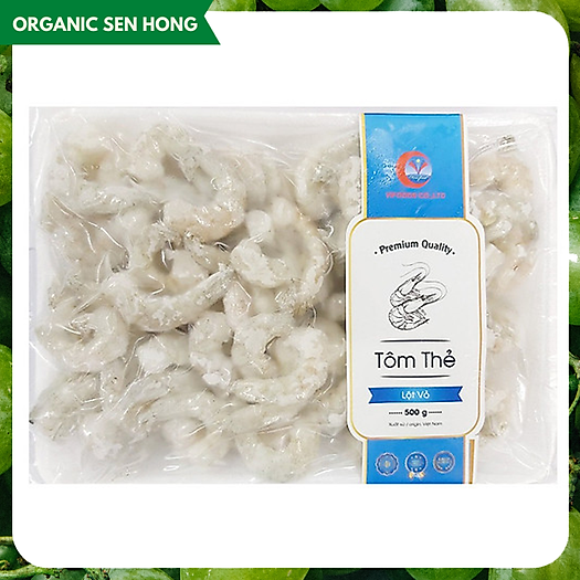 Tôm thẻ bóc vỏ size 71/90 500gr