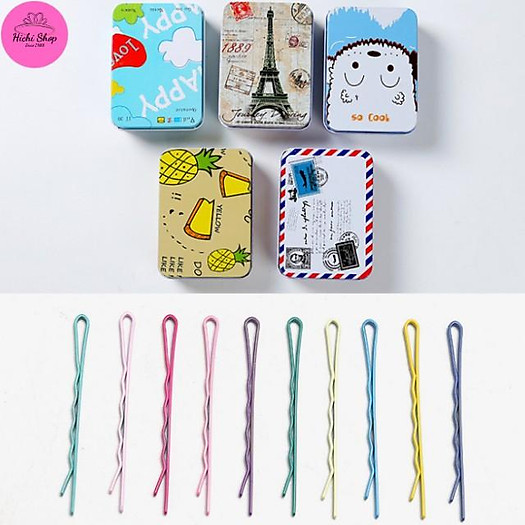 Ghim Cài Tóc Nhiều Màu, Kẹp Tóc Đen Cho Chị Em