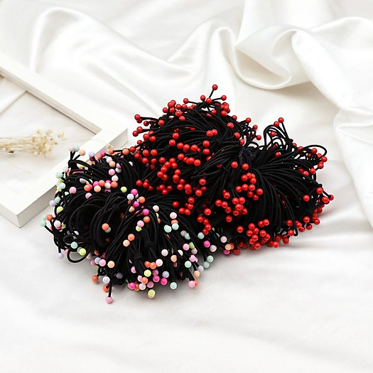 Dây buộc tóc nhỏ co dãn tốt, không làm đau đầu, rối tóc