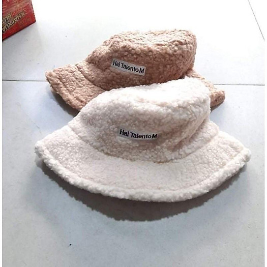 mũ bucket lông cừu l