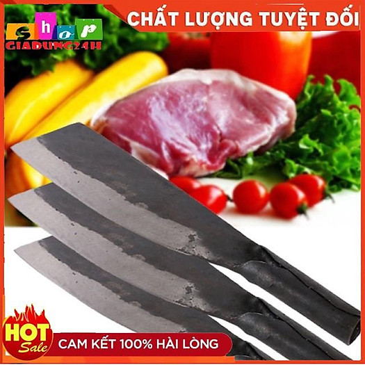 Dao rựa chặt xương, chặt cây nhíp xe 100% cán sắt