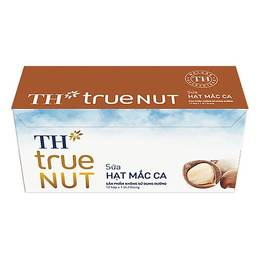 Thùng Sữa Hạt Mắc Ca TH True Nut (1L x 12 Hộp)