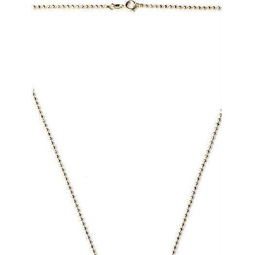 Dây Chuyền Mặt Pha Lê - Xanh Lam (3 x 0.5 cm)