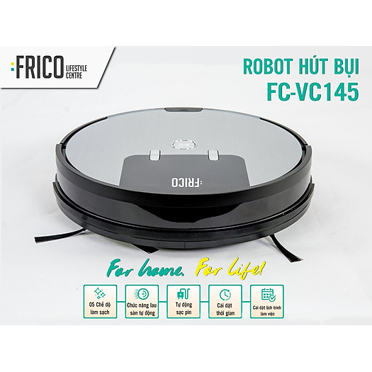 Robot hút bụi Frico FC-VC145 - Hàng nhập khẩu - Robot hút bụi | FptShop.store