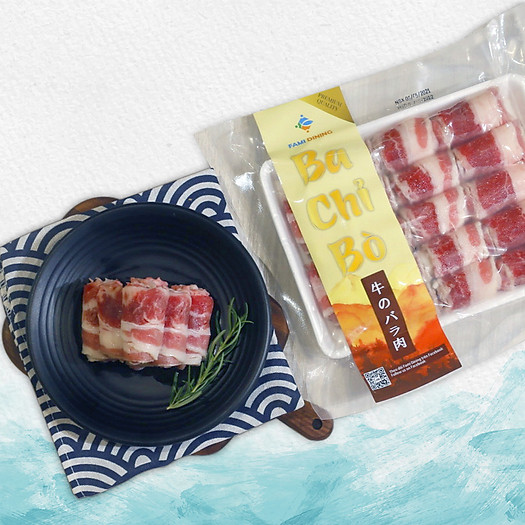 Thịt ba chỉ bò Mỹ - 500g