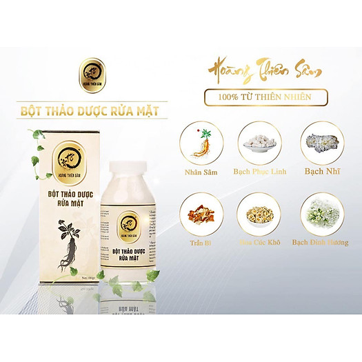 Bột Thảo Dược Rửa Mặt - Hoàng Thiên Sâm