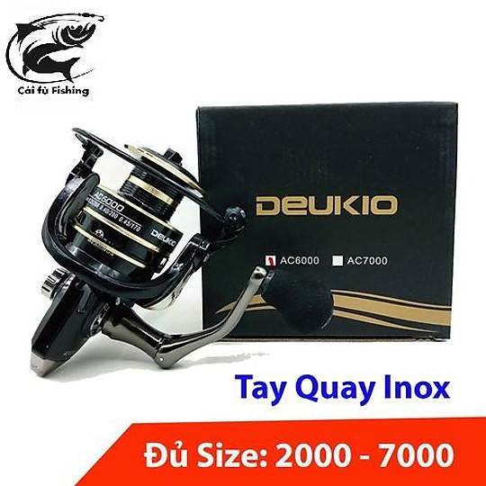 Mua Máy Câu Cá DEUKIO AC 2000 3000 4000 5000 6000 7000 HOT NEW 2021 - Máy  2000 tại Sanbo Shop